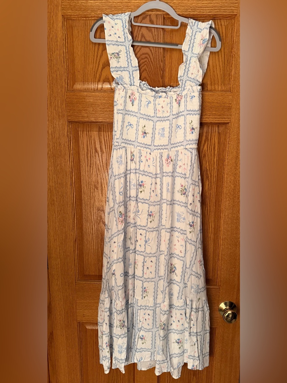 Blue Pepper Pattern Dress - Picture 4 of 5